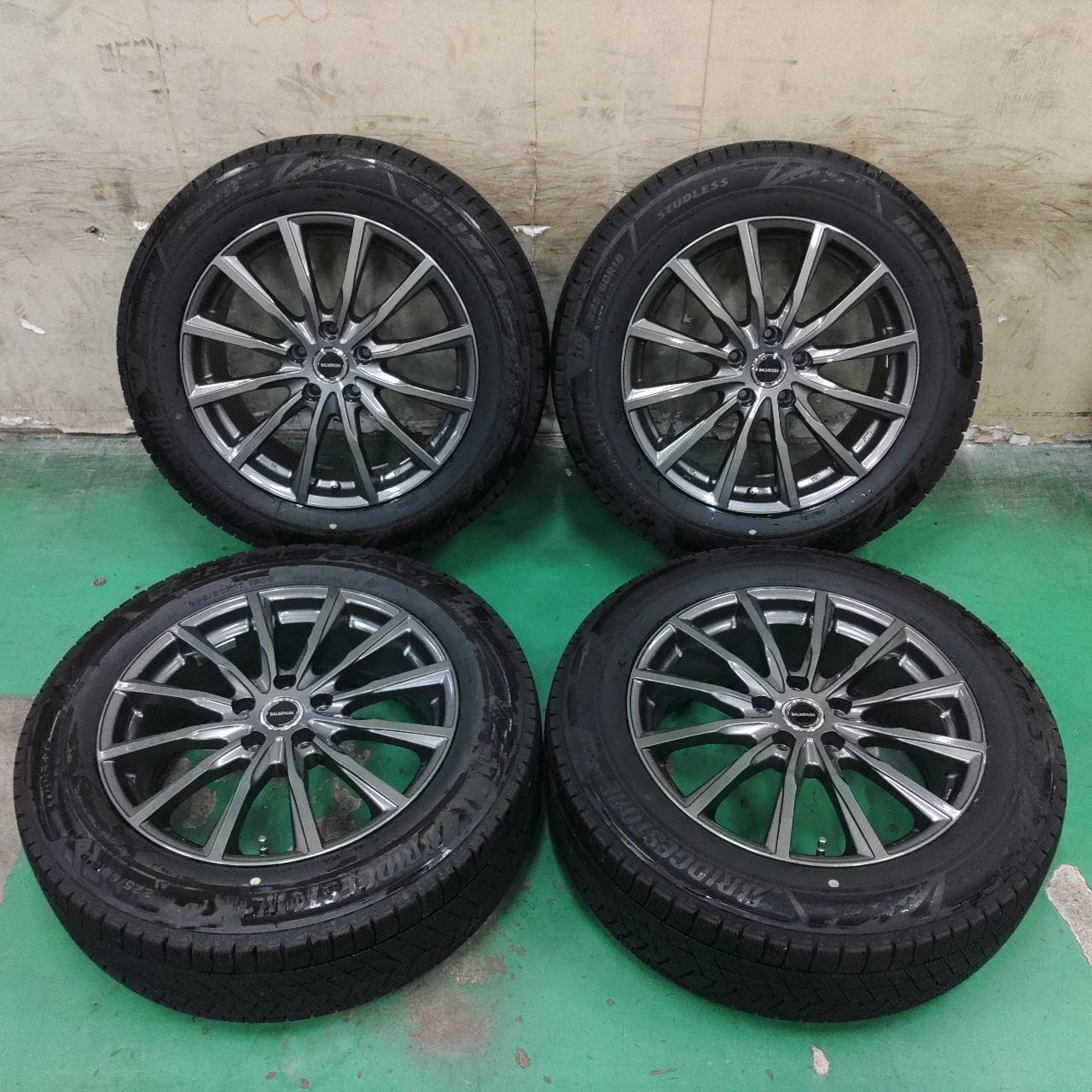 BRIDGESTONE BALMINUM AR12 + BRIDGESTONE BLIZZAK VRX3 100Q
