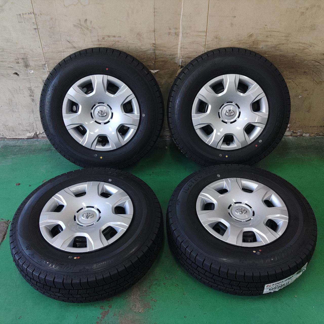 TOYOTA Hiace 200 genuine steel wheels + KENDA ICETEC VAN'Z WR01 107 / 105L