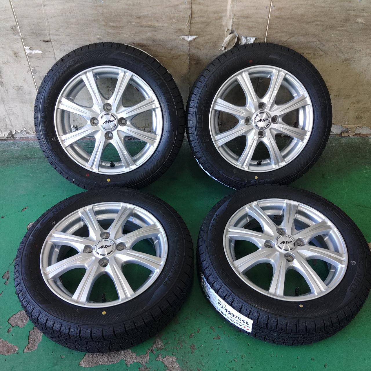 MAZDA genuine OP MP 8-spoke wheels + KENDA KR36