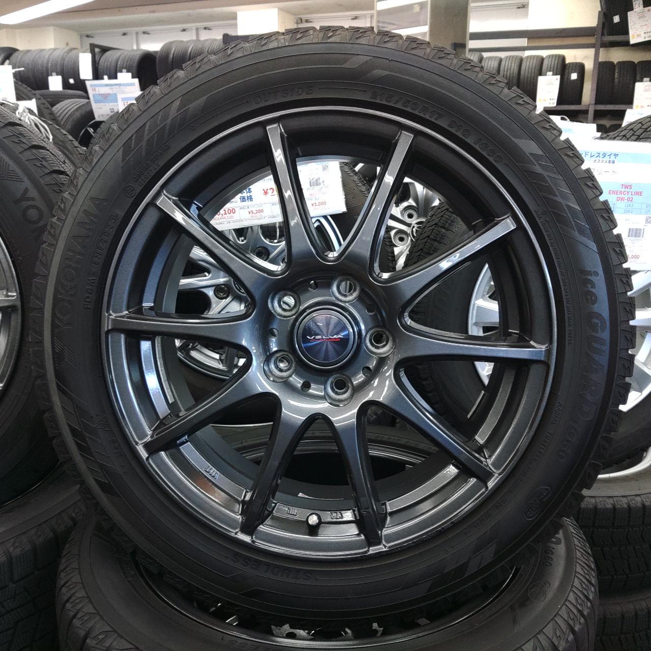 weds VELVA CHARGE+YOKOHAMAiceGUARD iG60 4 pieces set