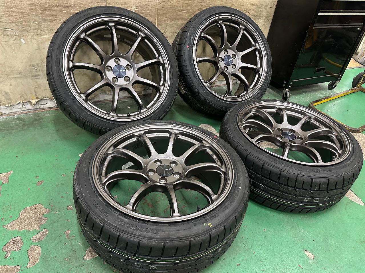 ENKEI PerformanceLine PF09 + DUNLOP DIREZZA DZ102 225 / 40R18 88W