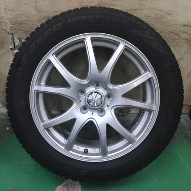 weds Fang 5本ツインスポーク アルミホイール + PIRELLI ICE ZERO ASIMMETRICO