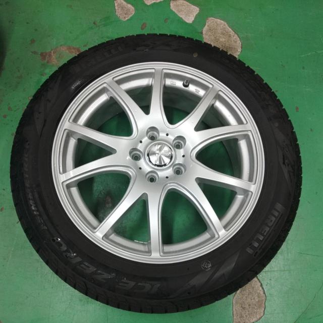 weds Fang 5本ツインスポーク アルミホイール + PIRELLI ICE ZERO ASIMMETRICO