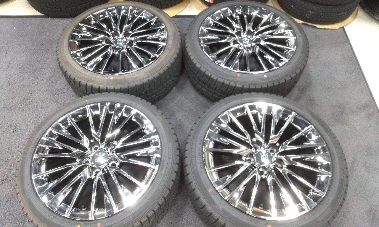 Toyota Series 220 Crown G Executive Original wheel + DUNLOP WINTERMAXX WM02