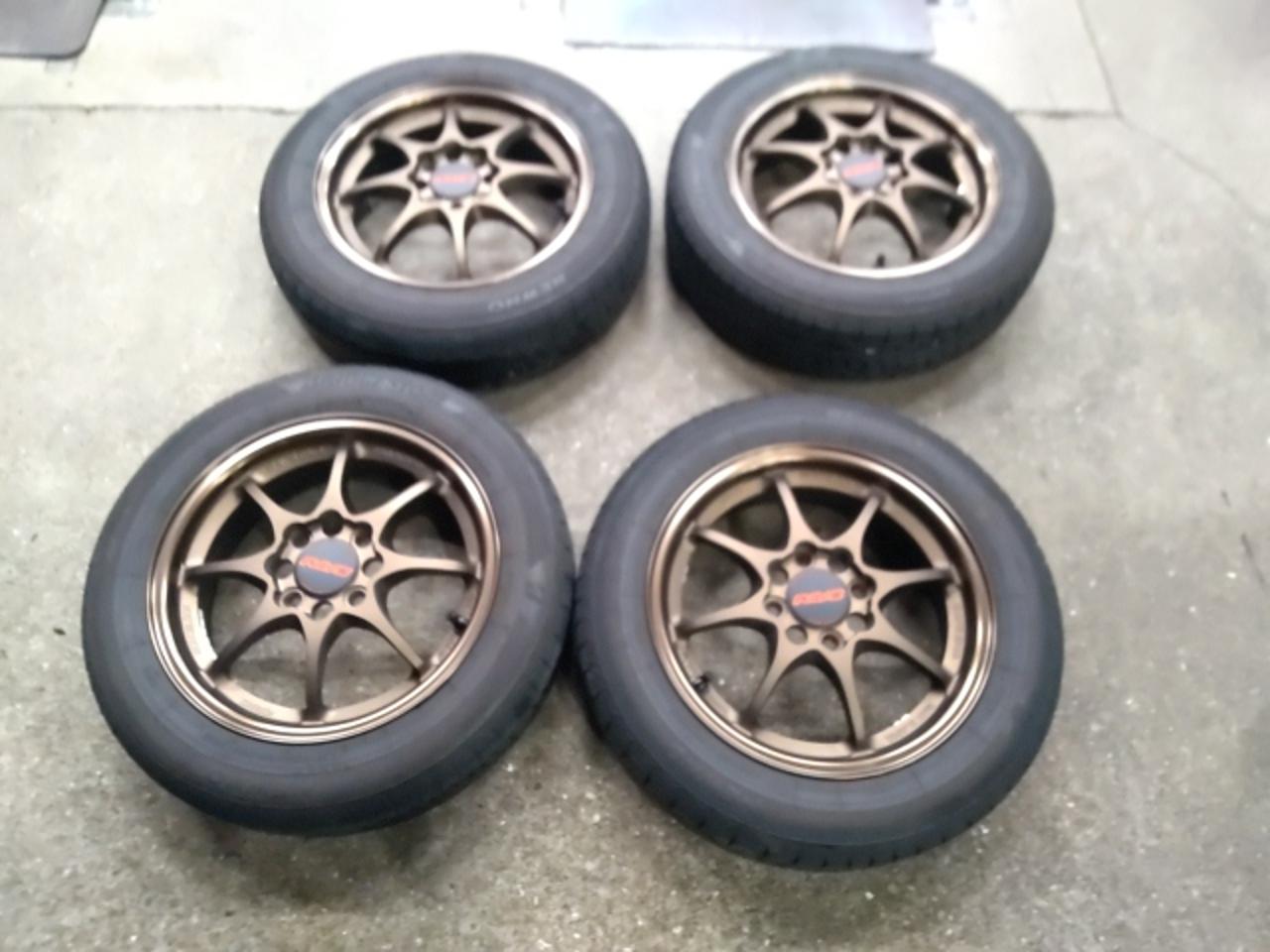 RAYS VOLK RACING CE28N 8SPOKE DESIGN + BRIDGESTONE NEWNO