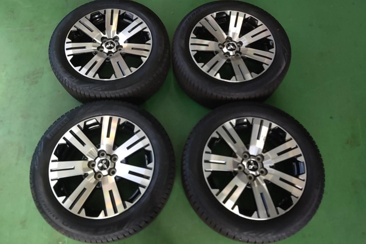 Mitsubishi genuine Delica D: 5 Medium term Original aluminum wheel + PIRELLI PIRELLI ICE ZERO ASIMMETRICO