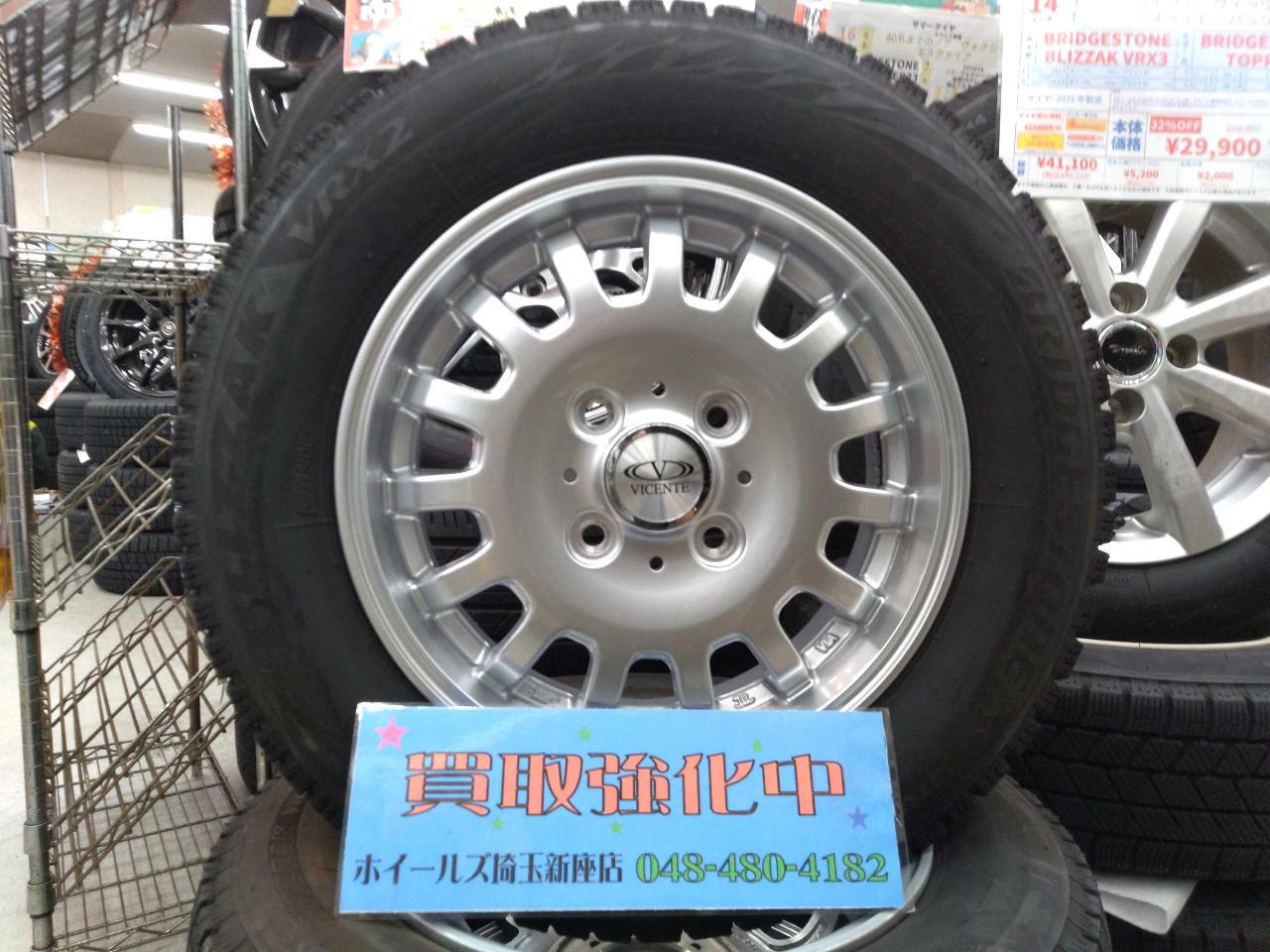 weds VICENTE VICENTE-04 CA･EV+BRIDGESTONE BLIZZAK VRX2