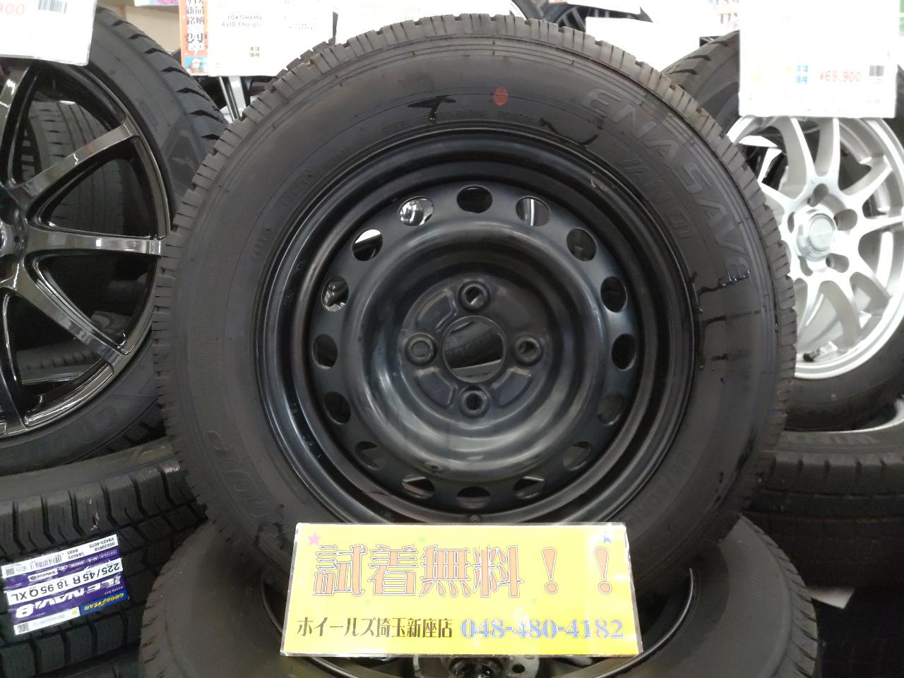 Toyota genuine Probox Succeed genuine steel wheels + DUNLOP ENASAVE VAN01 + DUNLOP ENASAVE VAN01