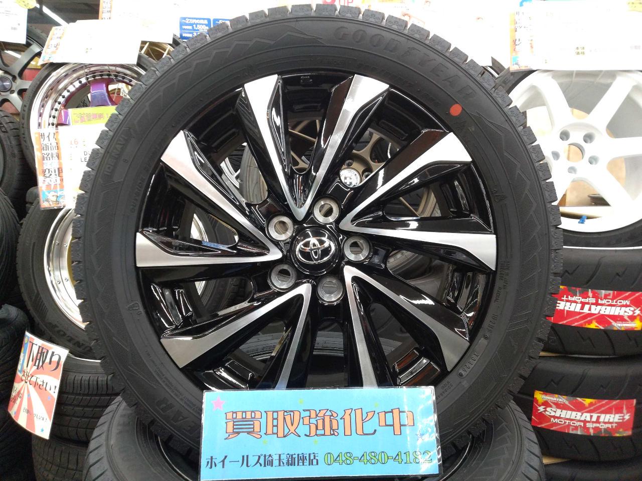 TOYOTA with unused tires Genuine wheels for the 90-series Noah/Voxy S-Z grade + GOODYEAR ICE NAVI Eight