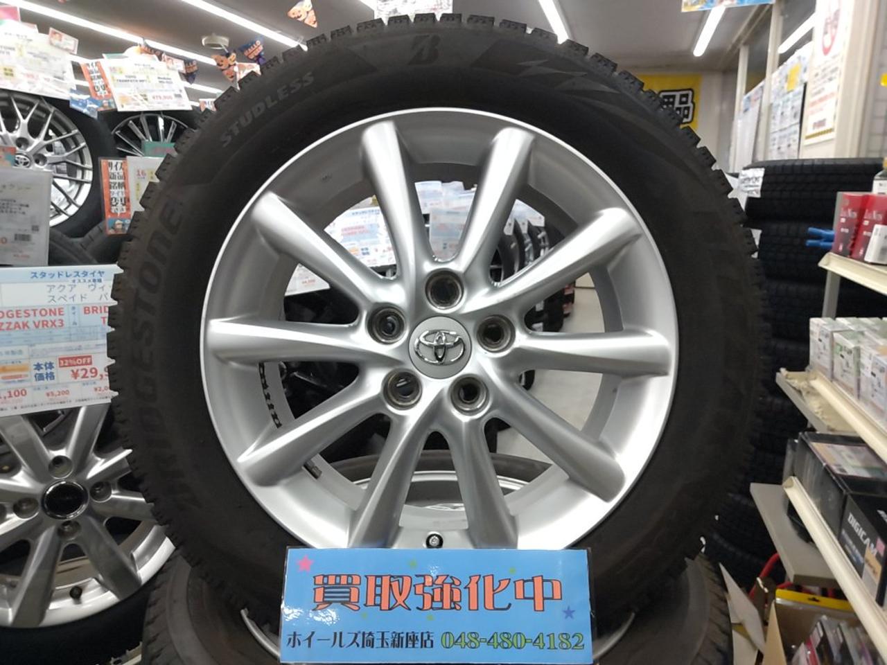 50 Series Estima genuine wheels + BRIDGESTONE BLIZZAK VRX2 215 / 55R17
