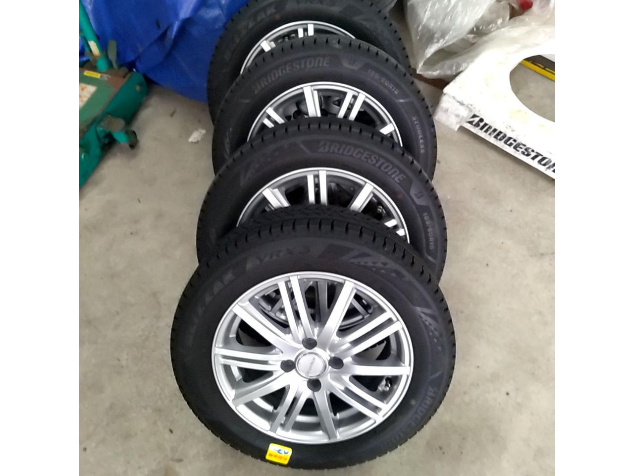 BRIDGESTONE BALMINUM BR10 + BRIDGESTONE BLIZZAK VRX3