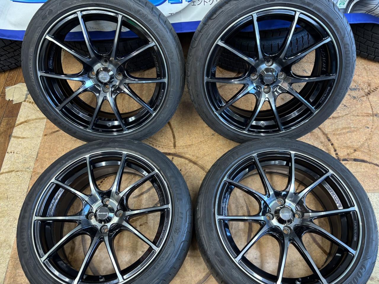 For custom compact cars! WedsSport SPORT SA-10R + GOODYEAR EAGLE F1