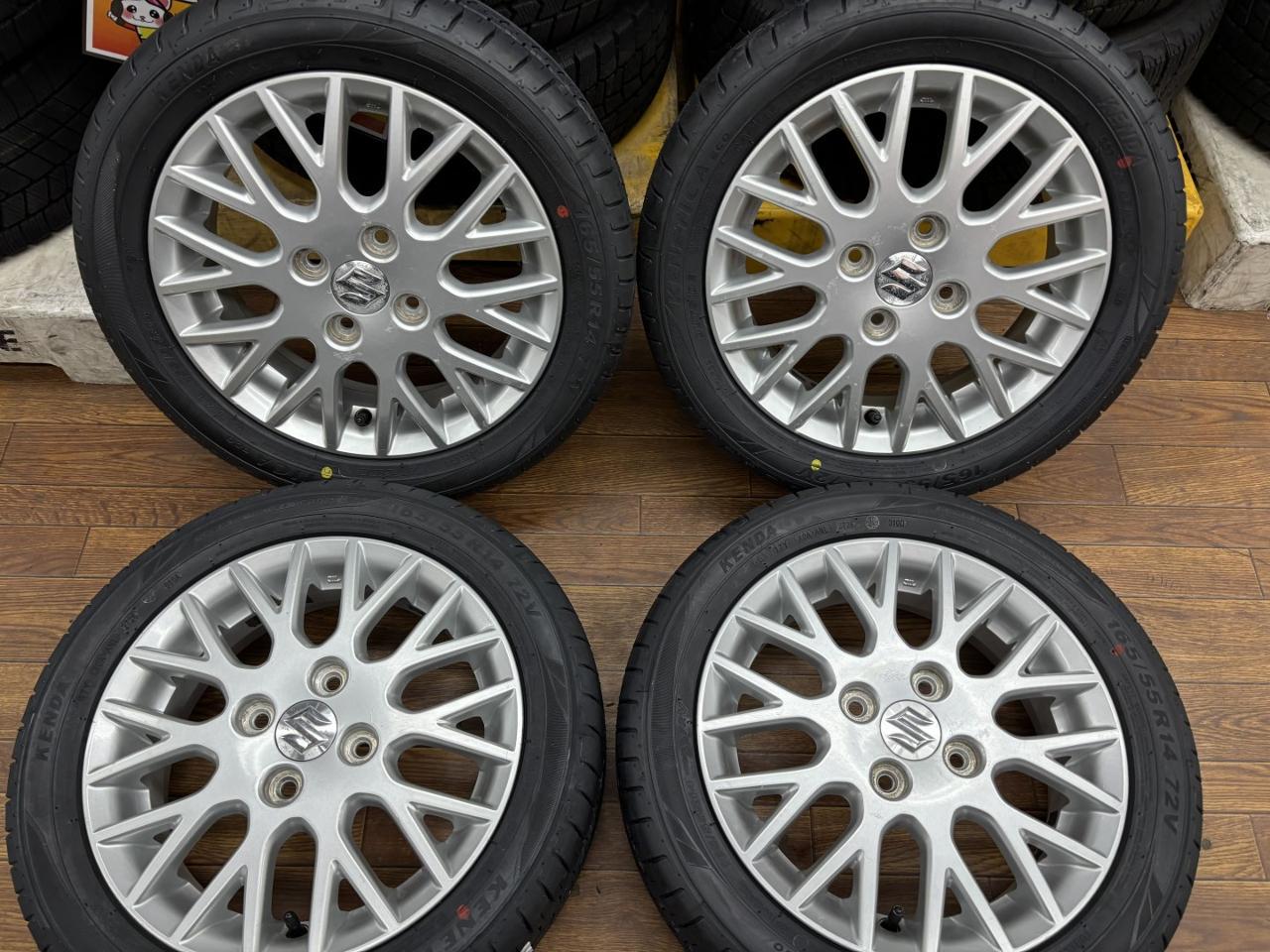 SUZUKI with new tires MR Wagon Original wheel + KENDA KR 203 165 / 55R14