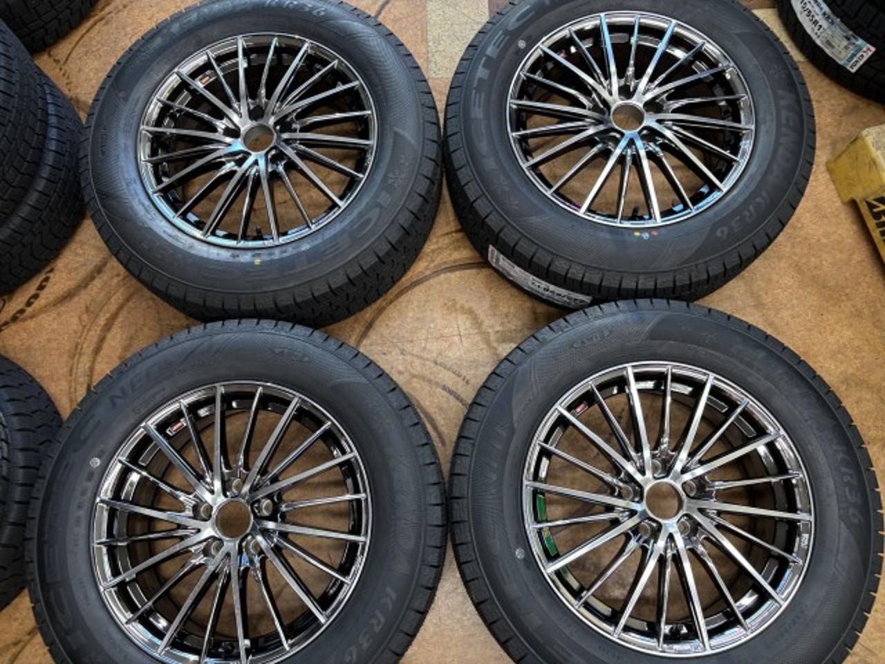 Comes with new winter tires weds LEONIS FR + KENDA KR36 225 / 65R17