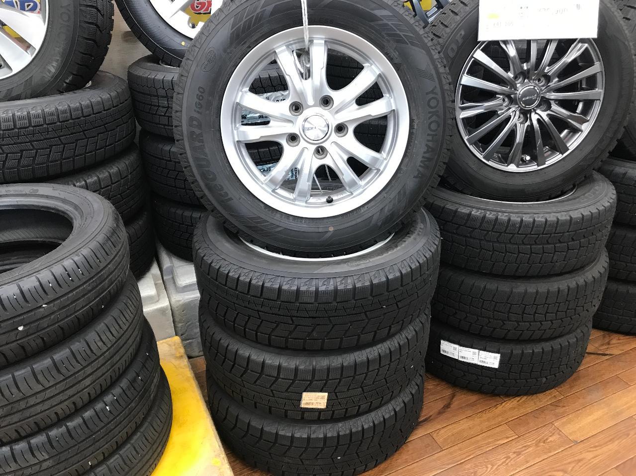 Includes domestic winter tires AUTOBACS SEVEN LEBEN KS1 + YOKOHAMA iceGUARD iG60