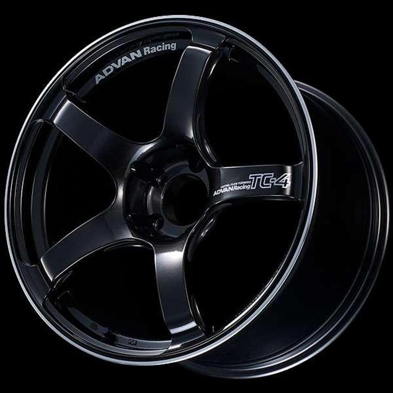 New set of 4 wheels YOKOHAMA ADVAN Racing TC 4 18 x 9 J + 35 114.3-5H BGR V3427