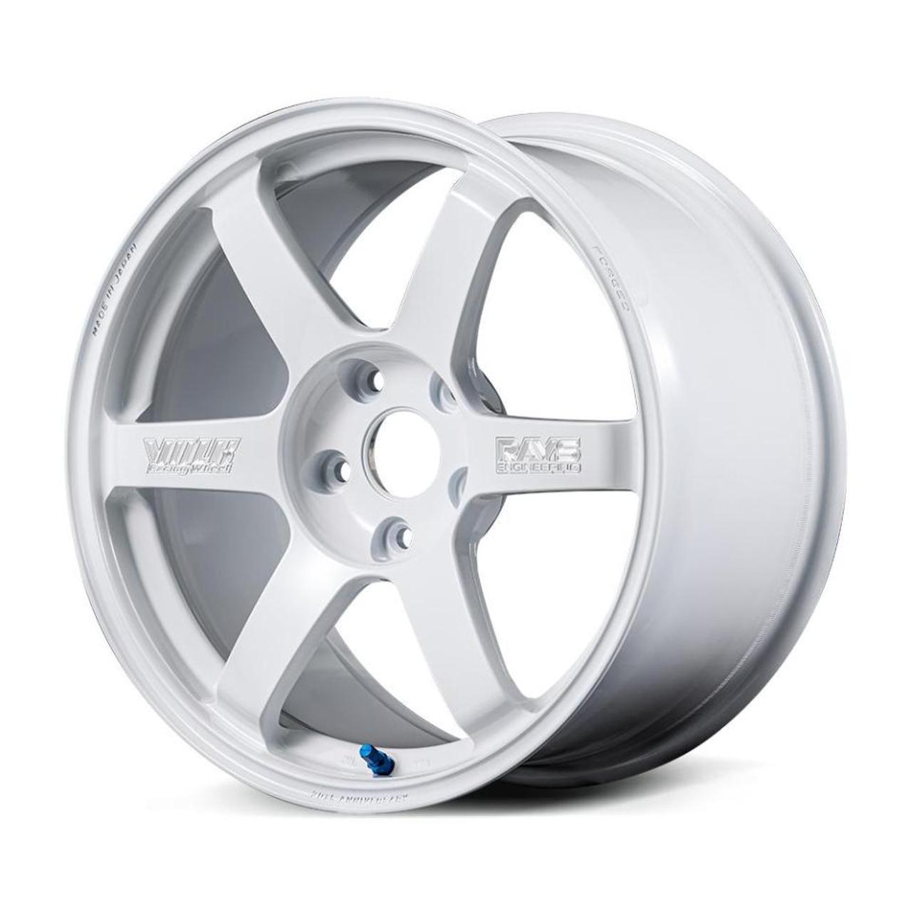 Brand new 30th anniversary wheels RAYS VOLKRACING TE37 SAGA S-plus 30th ANNIVERSARY MACHINING Ver. white