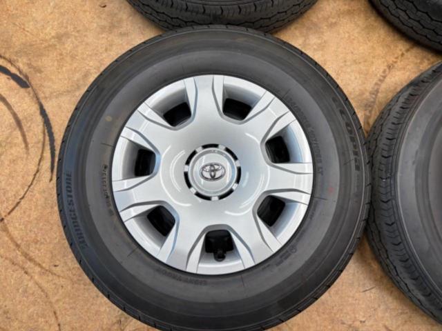 ★タイヤ交換代わりに♪★ TOYOTA 200系ハイエース 純正スチールホイール + BRIDGESTONE ECOPIA RD613