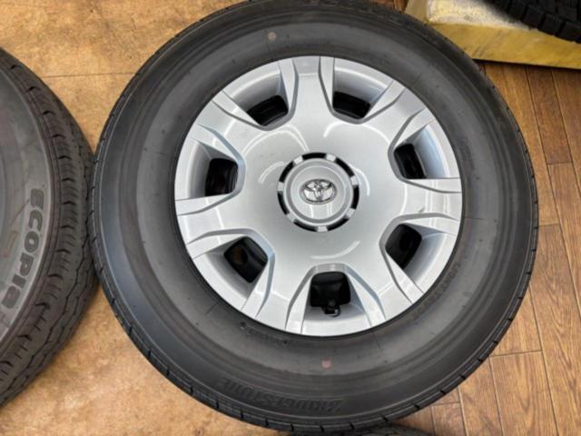 ★タイヤ交換代わりに♪★ TOYOTA 200系ハイエース 純正スチールホイール + BRIDGESTONE ECOPIA RD613