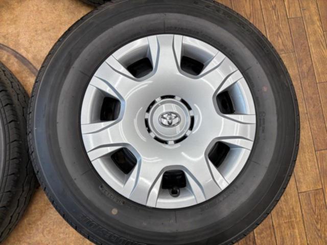★タイヤ交換代わりに♪★ TOYOTA 200系ハイエース 純正スチールホイール + BRIDGESTONE ECOPIA RD613