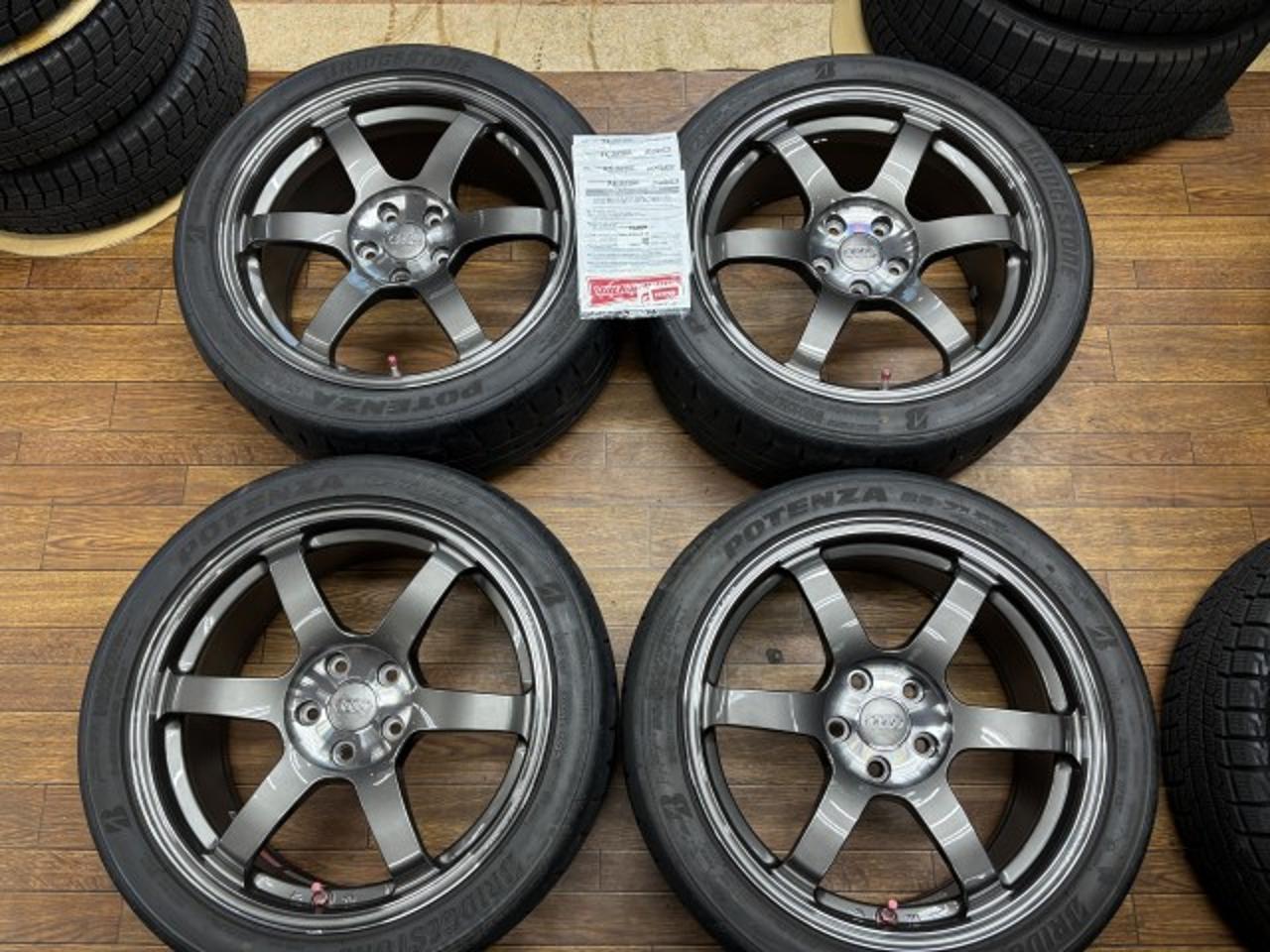 RAYS for Audi/Volkswagen! VOLK RACING TE37 SAGA + BRIDGESTONE POTENZA RE-71RS