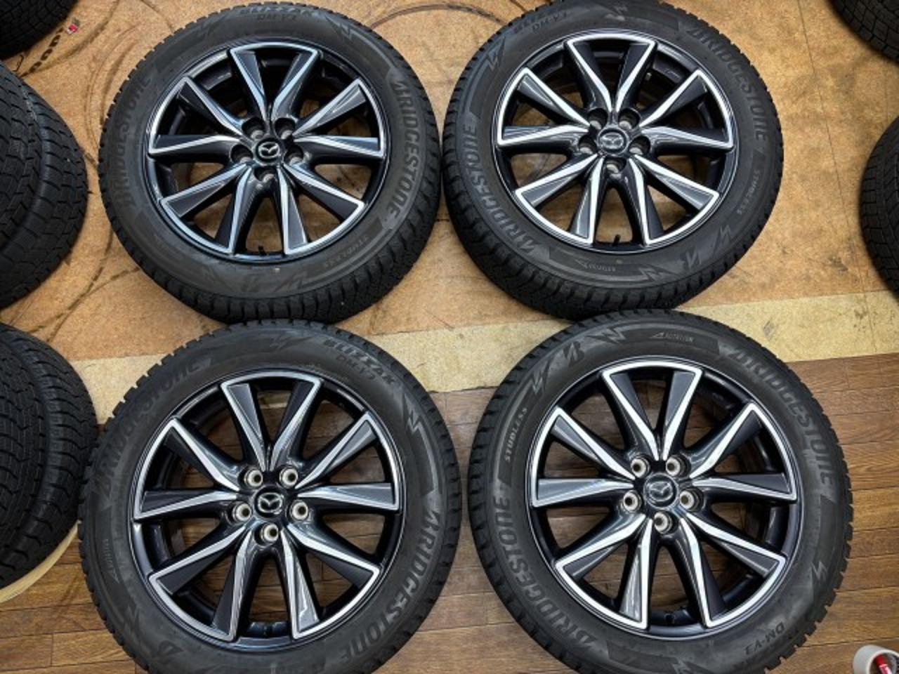 Genuine + Domestic Set MAZDA Genuine CX-5 / KF system L package genuine Wheel + BRIDGESTONE BLIZZAK DM-V3