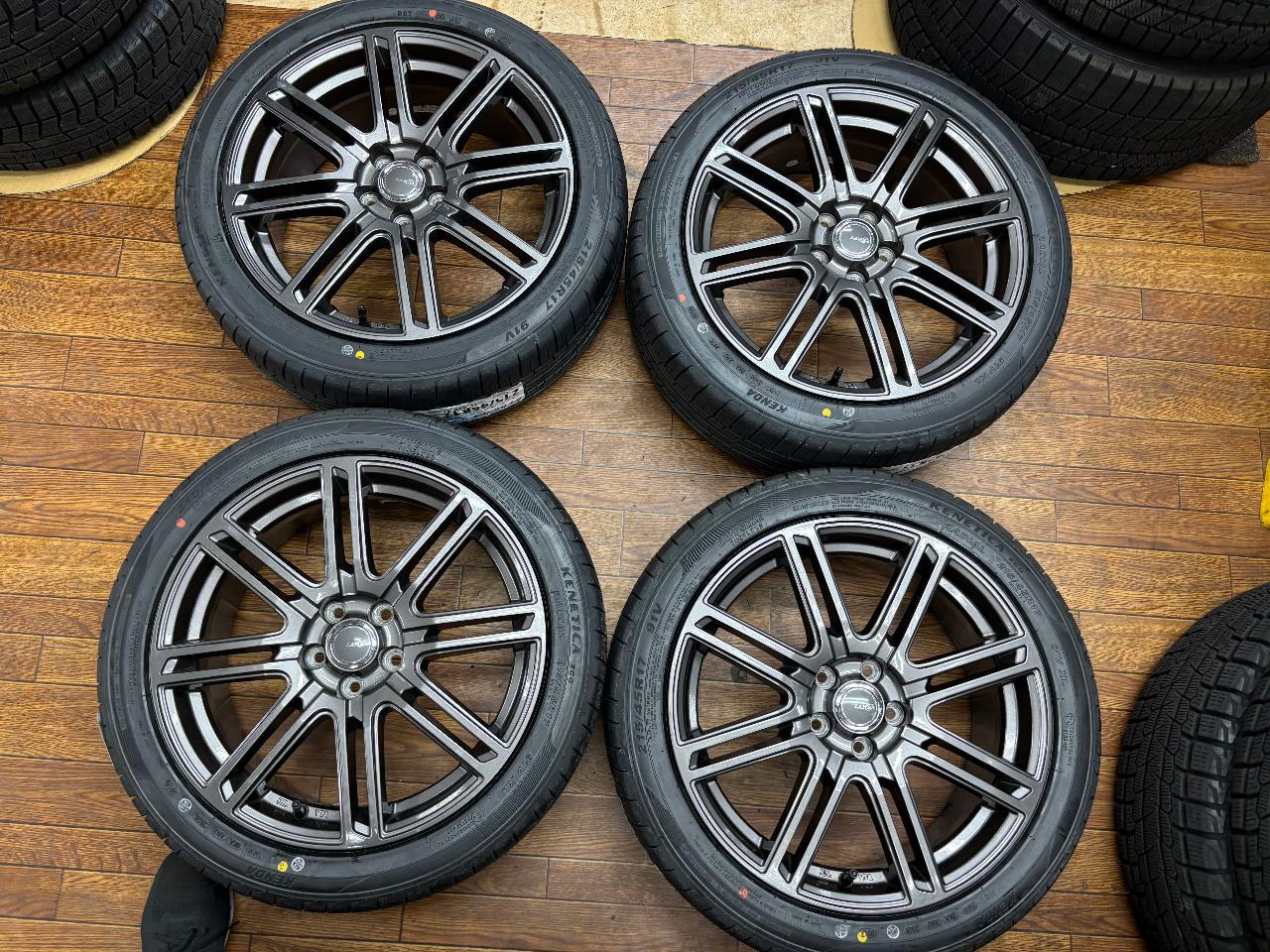 with new tires YOKOHAMA YFC LAYCEA VZ + KENDA KR 203 215 / 45R17