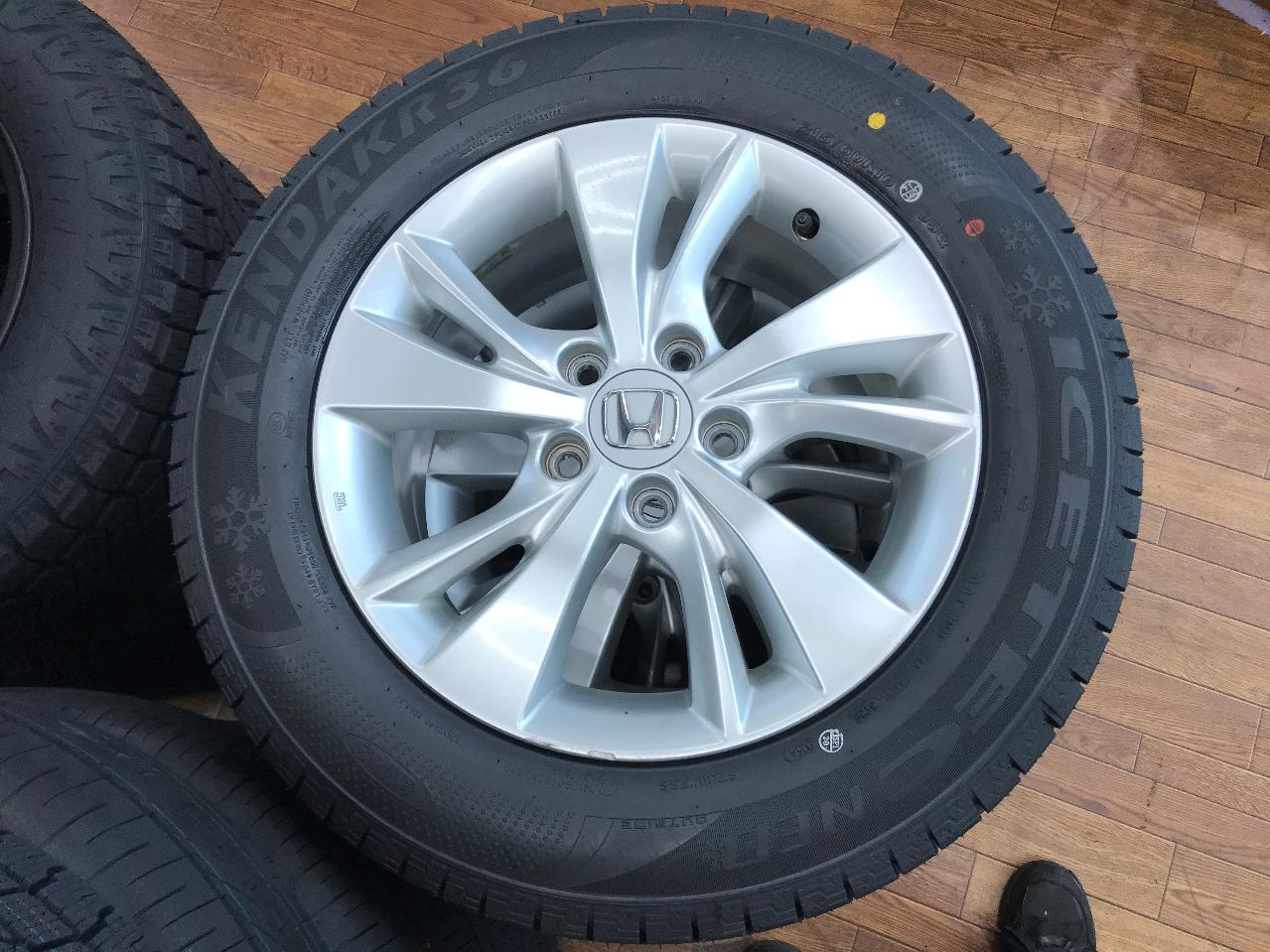 HONDA with new tires RU system Vu~ezeru Original wheel + KENDA KR36 215 / 60R16