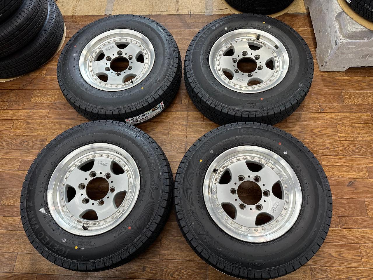 BRIDGESTONE with new tires BERG CV645 + KENDA ICETEC VAN'Z WR01