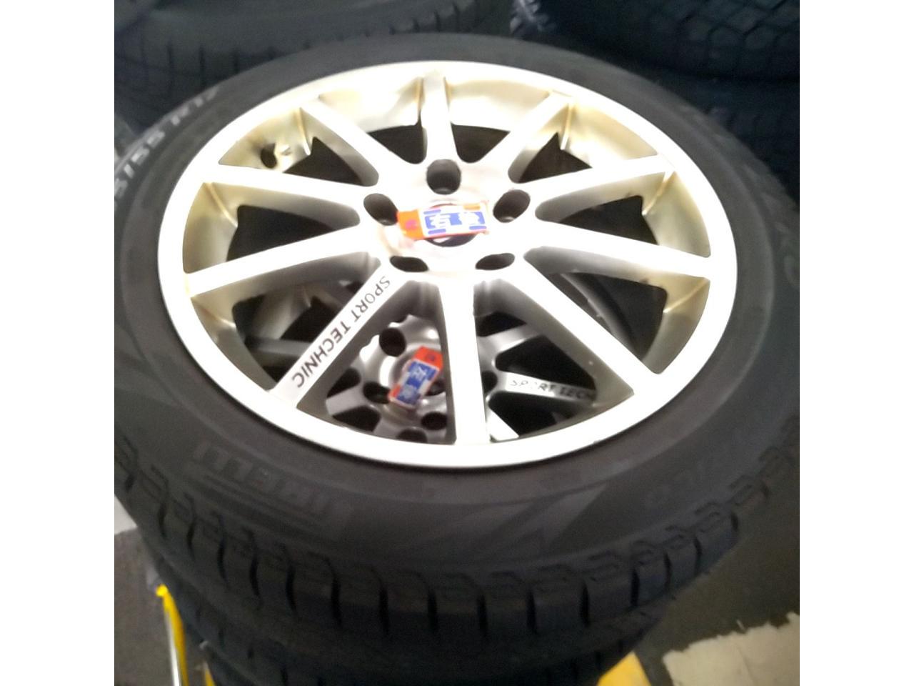 Studless tire set SPORT TECHNIC MONO Ten VISION + PIRELLI ICE ZERO ASIMMETRICO