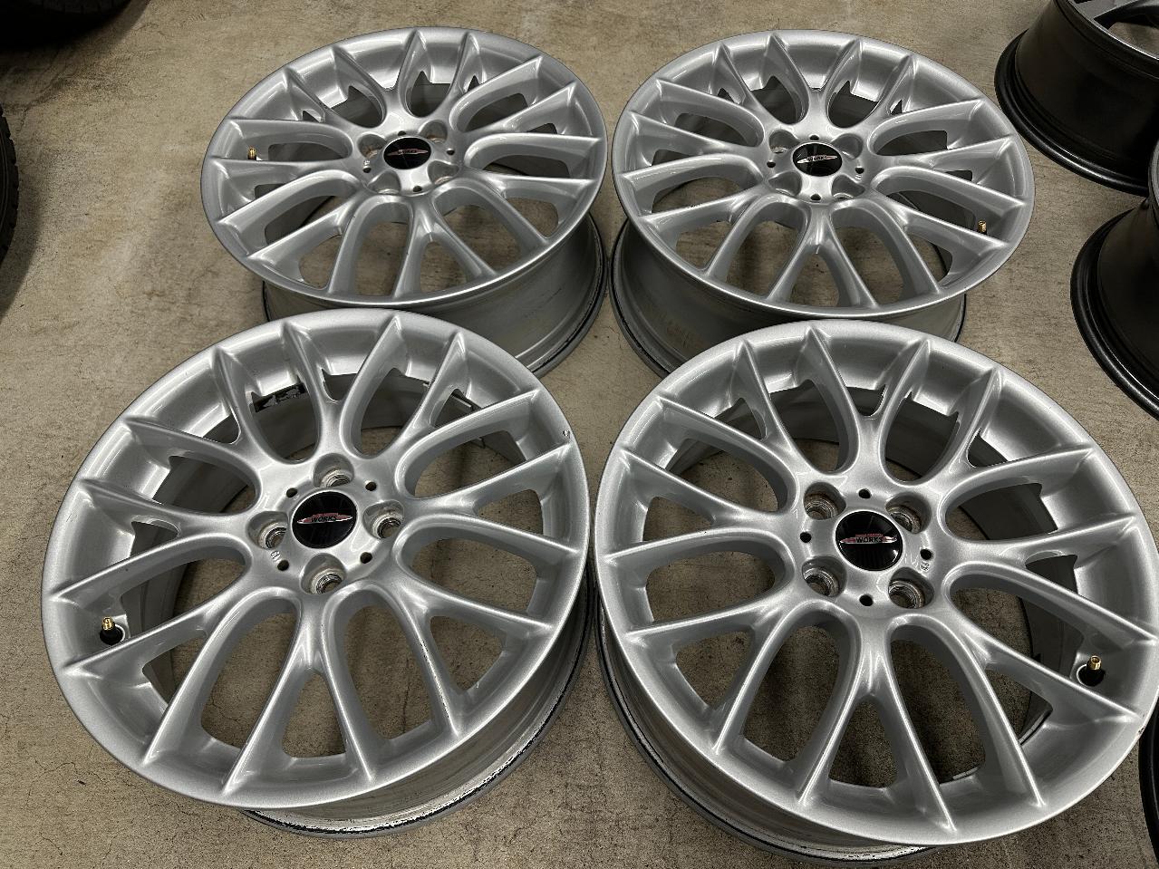 MINI Original aluminum wheel R56 John Cooper Works Cross spoke Challenge R112