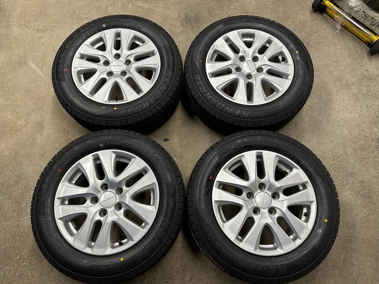 Honda original Moduro Vu~ezeru original wheel + KENDA KR36 Vezel/Odyssey etc.!! Brand new tires included.