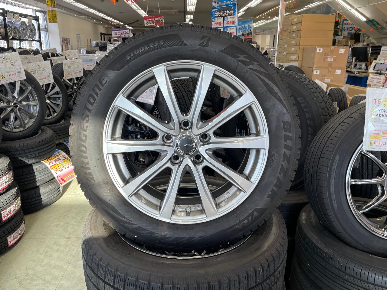 YOKOHAMA Millous VX + BRIDGESTONE BLIZZAK VRX2
