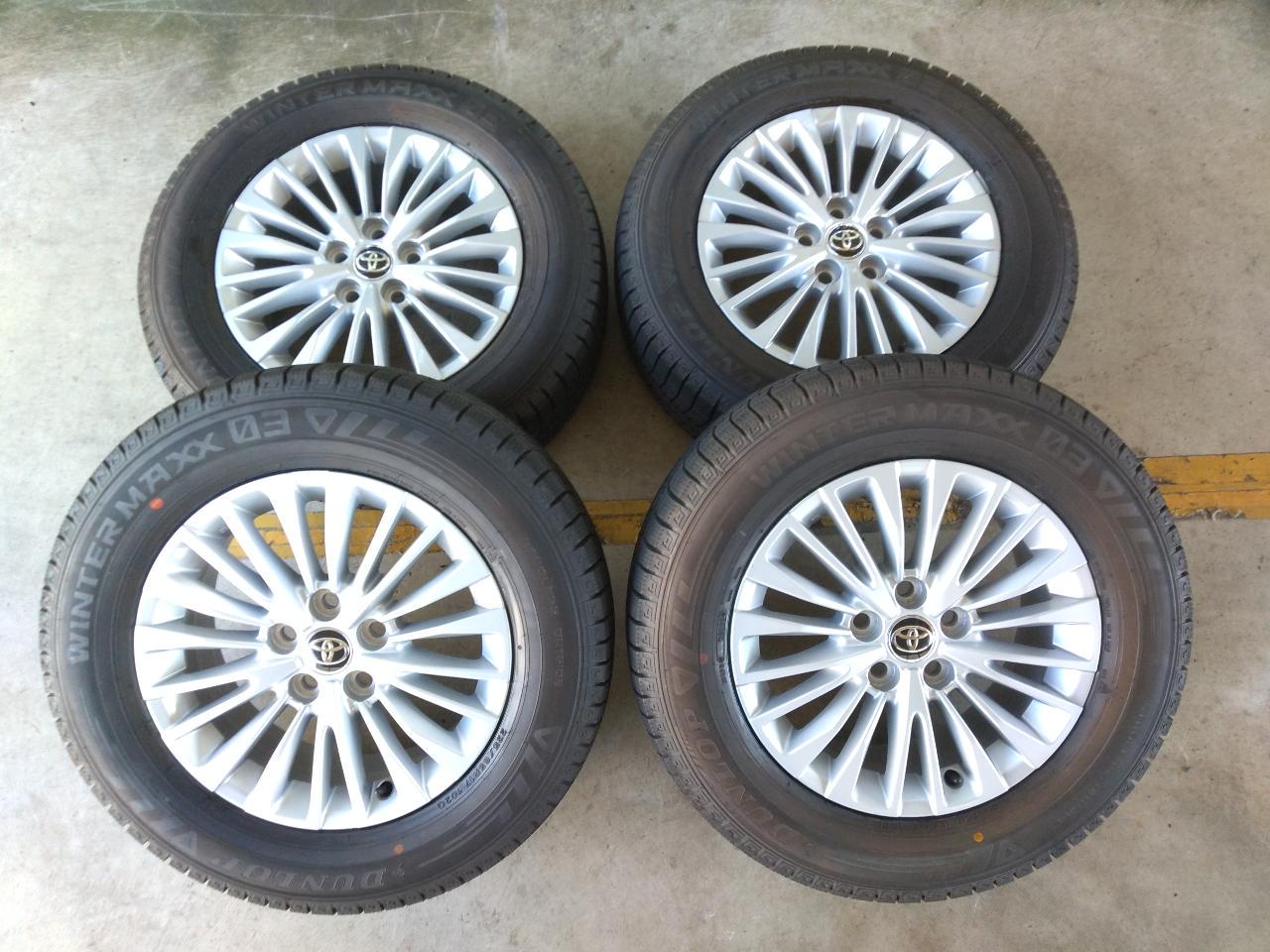 TOYOTA Alphard 40 system Z grade Original wheel + DUNLOP WINTERMAXX WM03