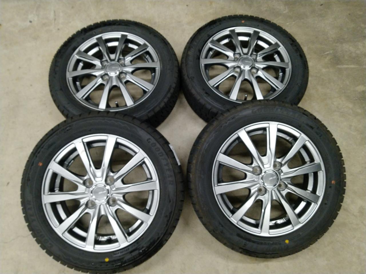 YOKOHAMA GRASS ZX+GOODYEAR ICENAVI Eight