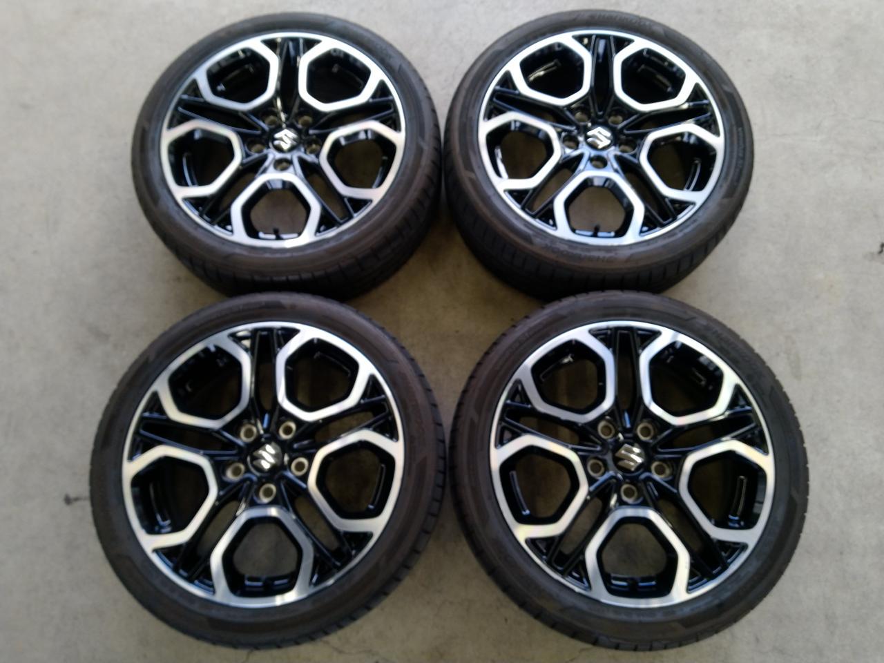 Suzuki genuine ZC33S / Swift Sports Original wheel + HANKOOK / KINGSTAR ventus S1 evo3