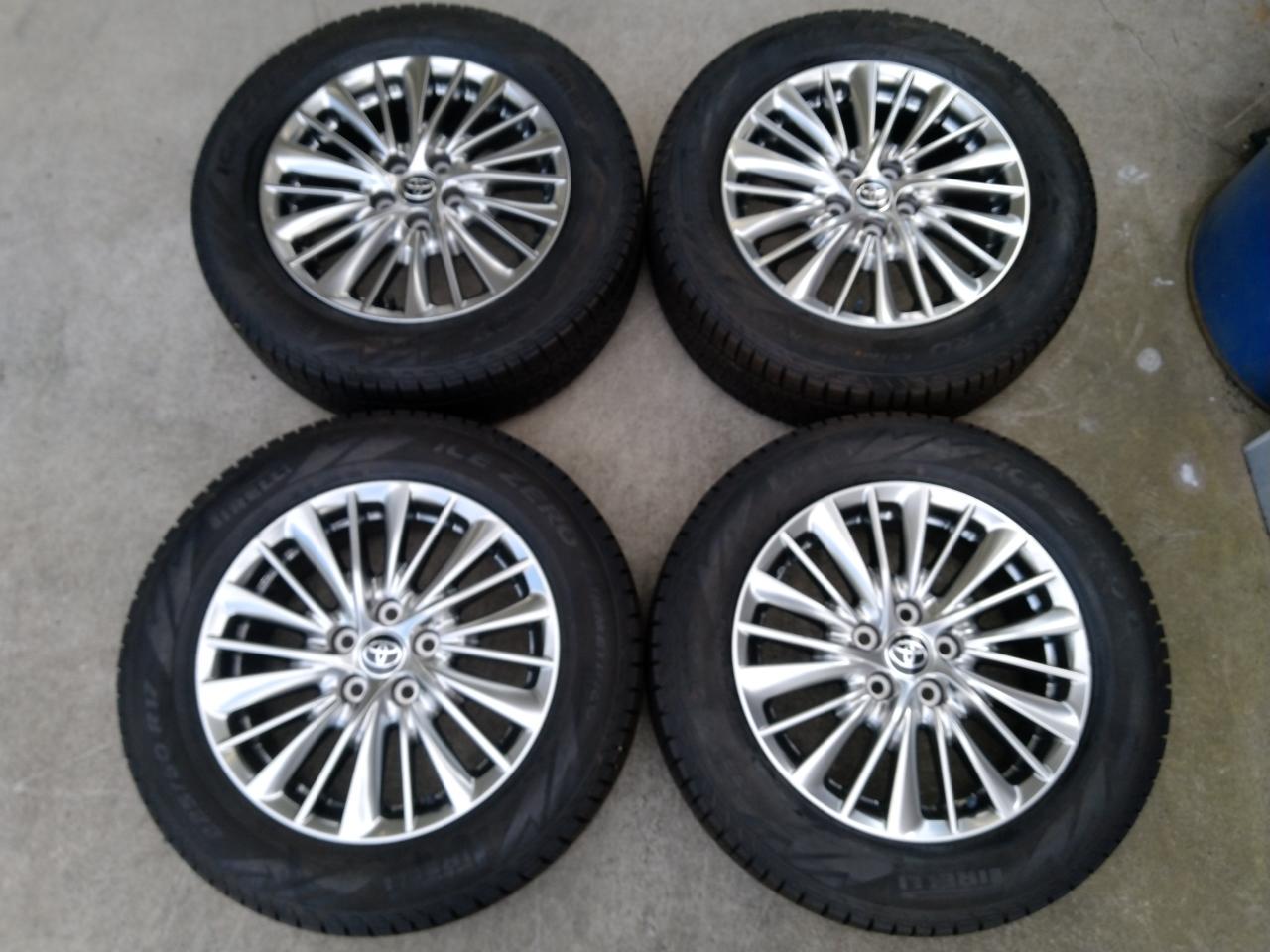 TOYOTA Alphard / 30 series Late original wheel + PIRELLI ICE ZERO ASIMMETRICO