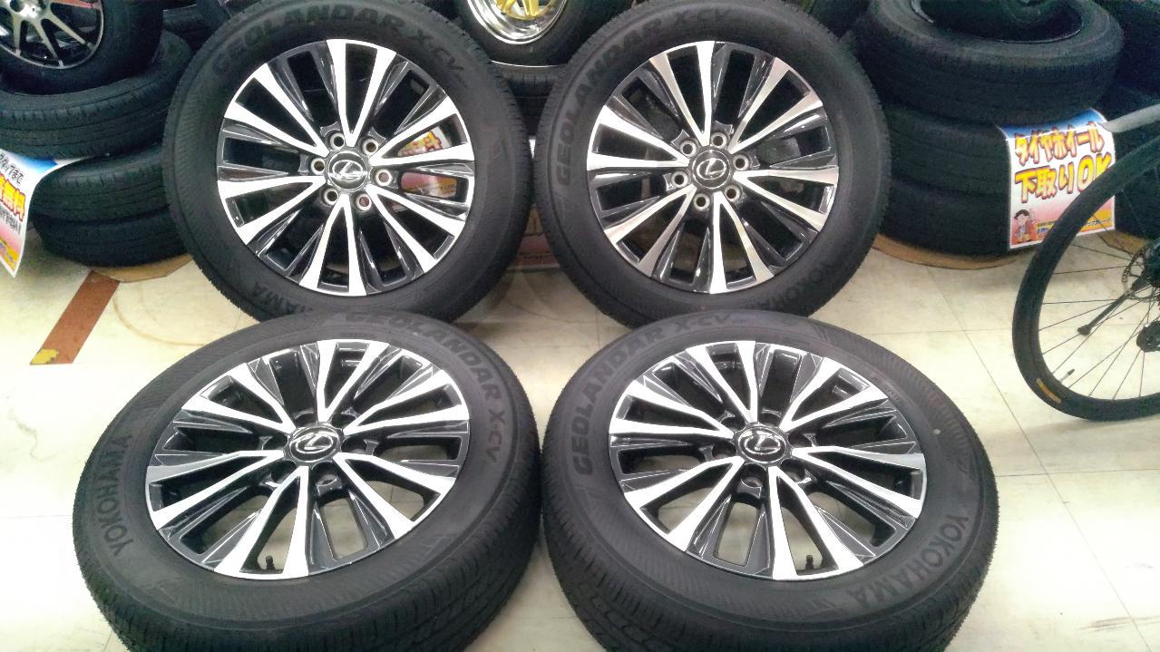 LEXUS LX600 Genuine Wheel + YOKOHAMA GEOLANDAR X-CV G057 *Behind the counter on the 1st floor