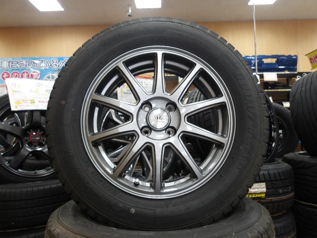 BADX 632 LOXARNY LOXARNY SPORT RS-10 + GOODYEAR ICENAVI7 Rise Rocky 4 hole car