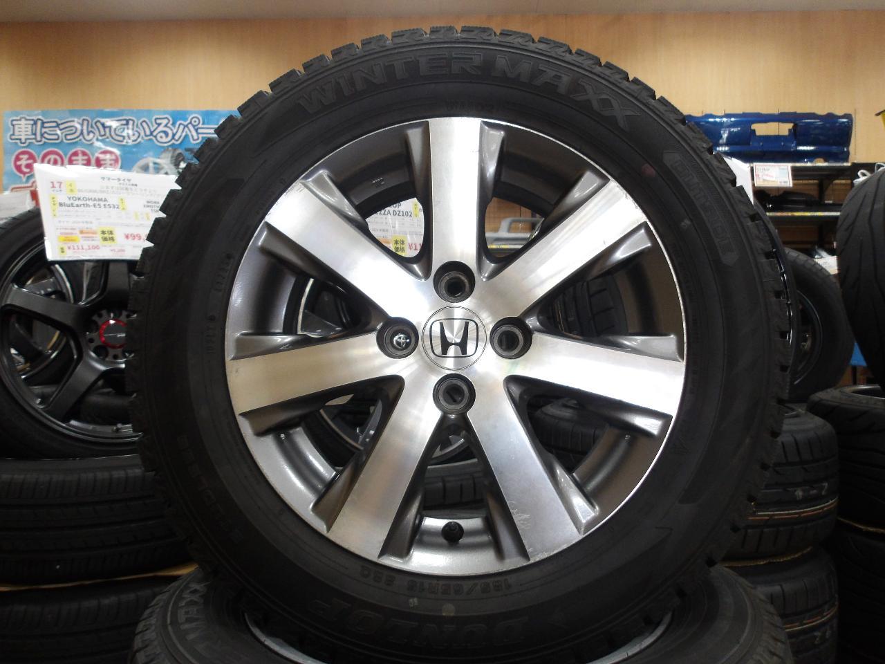 HONDA Freed genuine wheels + DUNLOP WINTERMAXX WM02