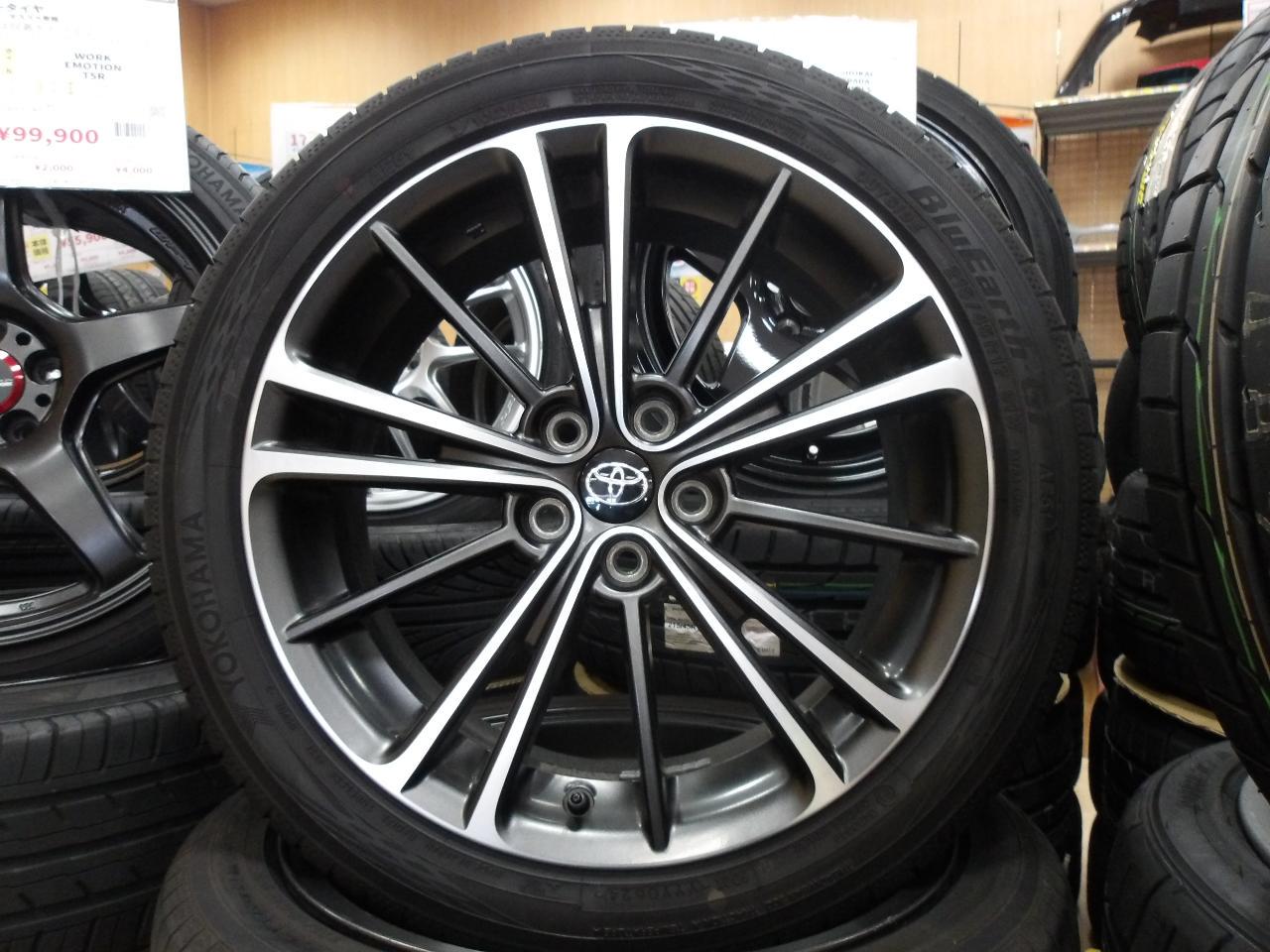 Free in-store try-on Toyota 86 ZN6 Previous period Original wheel + YOKOHAMA BluEarth-GT AE 51 Prius, Corolla Touring, 86, etc.