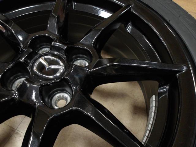 ☆新品タイヤ付き☆マツダ純正 ロードスター ND系 純正ホイール  + DUNLOP DIREZZA DZ102
