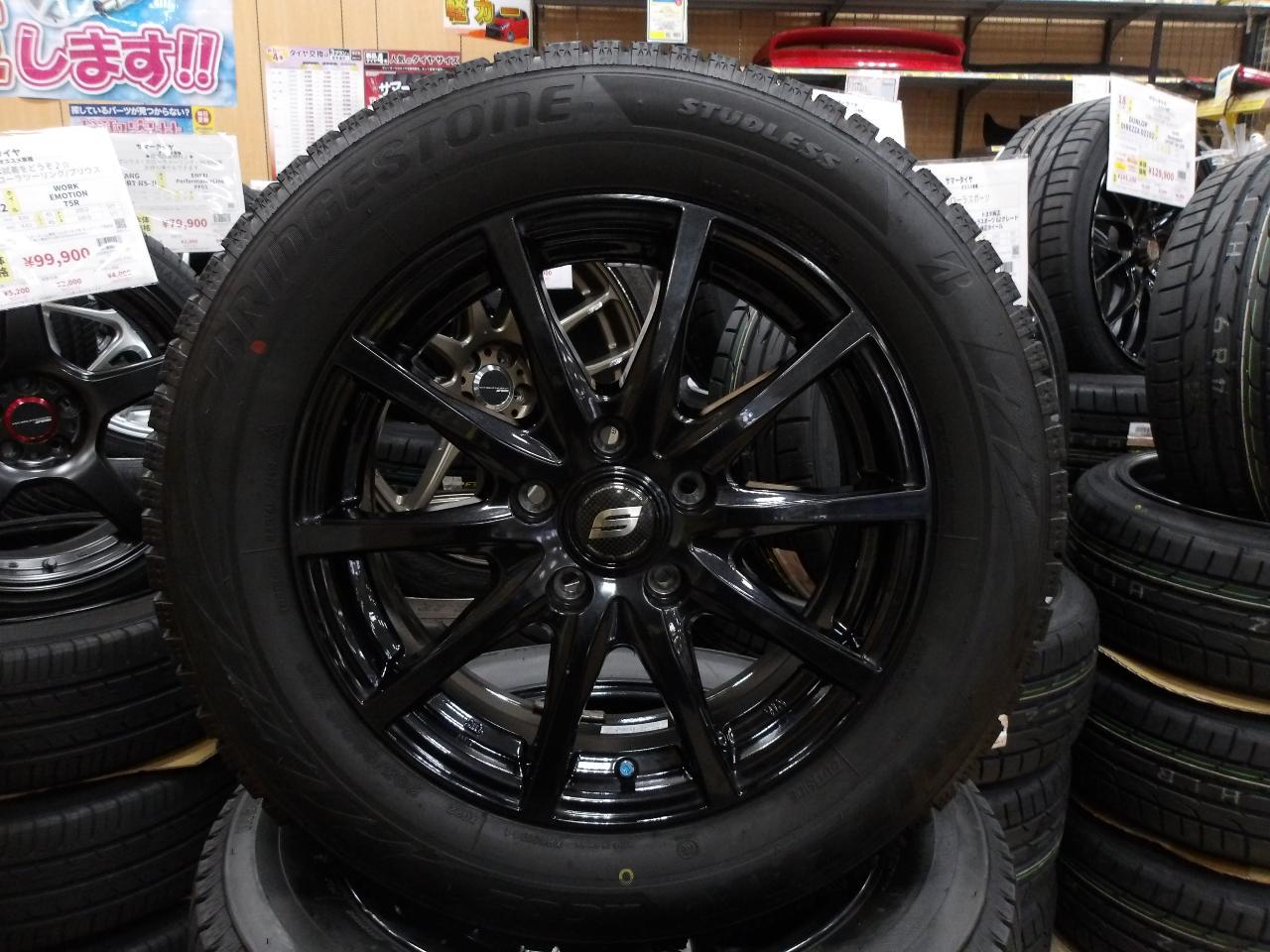 STRANGER 10-spoke wheel + BRIDGESTONE BLIZZAK XG0260/70/80 series Noah, Voxy, Stepwgn, etc.