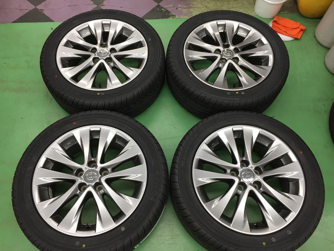 Balanced SET Toyota genuine 20 Series Early Model Alphard/Vellfire Original wheel + KENDA KUAVELA SL KR32