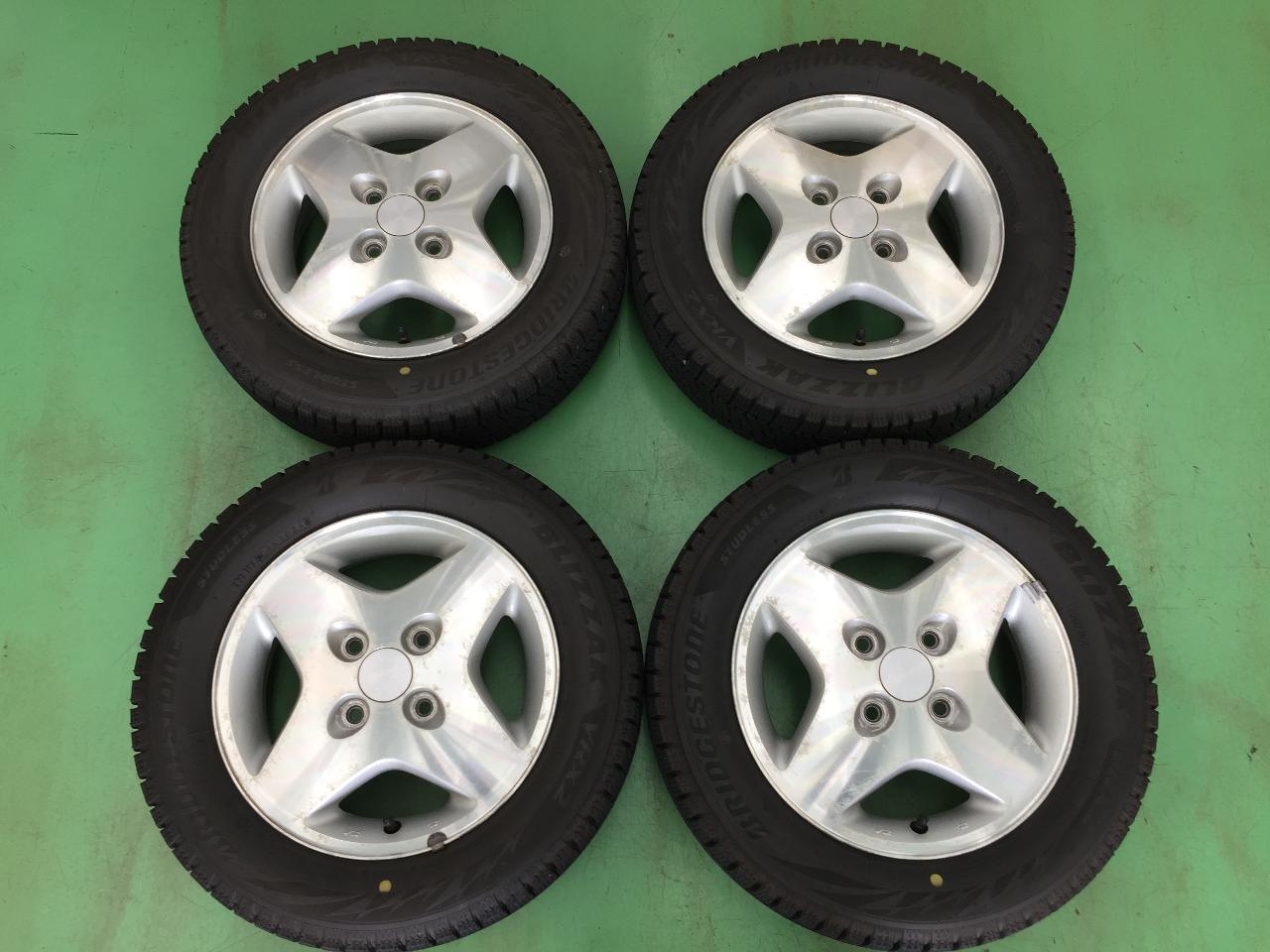 Suzuki genuine Wagon R / CT system Genuine wheels + BRIDGESTONE BLIZZAK VRX2
