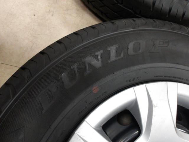 トヨタ純正 200系ハイエース純正スチールホイール + DUNLOP SP175N【ハイエース】