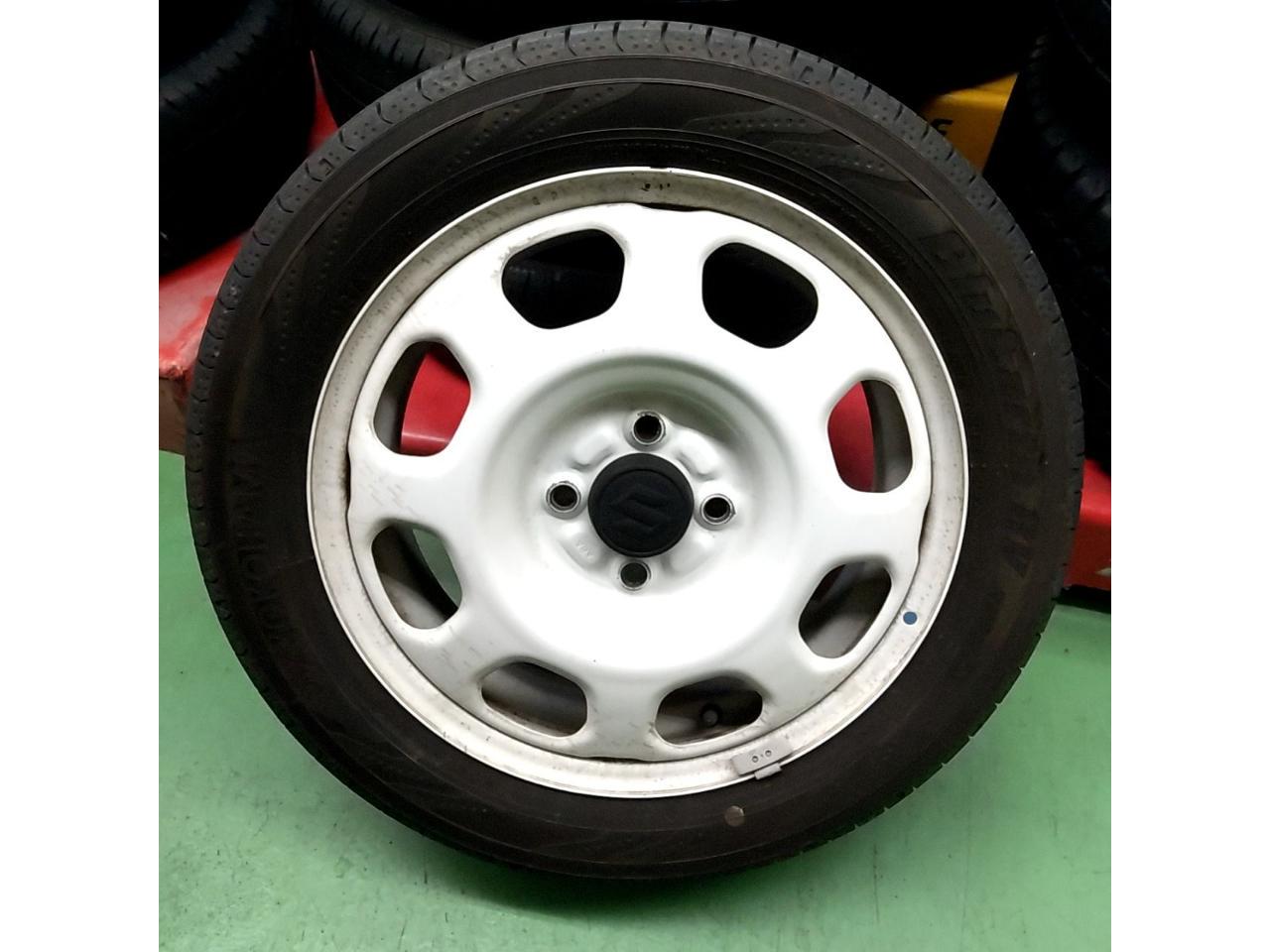 Suzuki genuine Hustler genuine steel wheel + YOKOHAMA BluEarth-RV RV03 CK