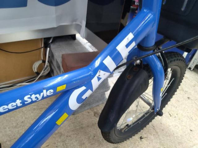 【わけあり現状販売】GALE 16インチシングルギアキッズサイクル ブルー ※スタンド専用品ではありません※