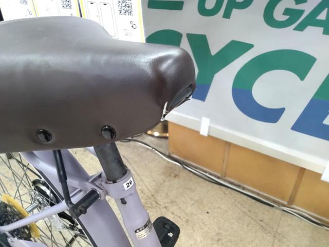 サイクルベースあさひ BOLDLINE 26×1.75インチ外装6段変速シティサイクル パープル