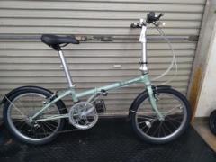 【わけあり現状販売】DAHON BoardWalk D7 20×1.75(406)インチ外装7段変速折りたたみ自転車 グリーン